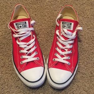 Red Converse All Star Shoes